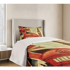 Big Ben England London Bedspread Set