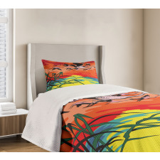 Birds in the Air Art Bedspread Set