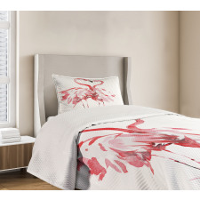 Lovers Kissing Bedspread Set