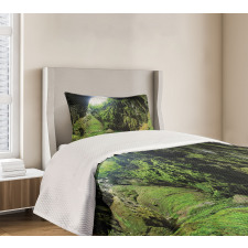 Punkevni Cave in Czech Bedspread Set