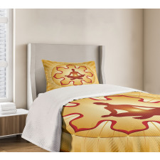 Lotus Balance Striped Bedspread Set