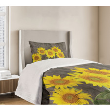 Helianthus Sunflowers Bedspread Set