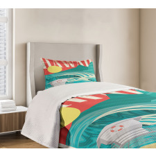 Hawaii Holiday Coast Bedspread Set