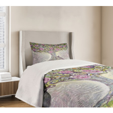 Spring Love Universe Bedspread Set