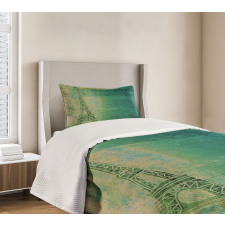 Colorful Ombre Sketch Bedspread Set