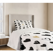 Small Heart Hipster Bedspread Set