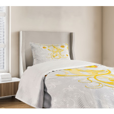 Daffodils Ornaments Art Bedspread Set