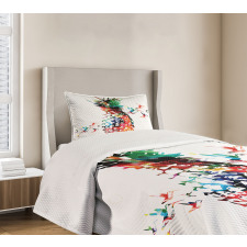 Modern Geometric Art Bedspread Set