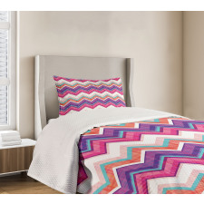 Colorful Groovy Art Bedspread Set