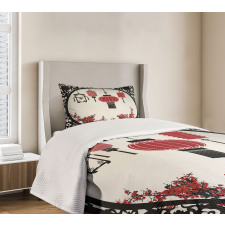 Ornate Graphic Bedspread Set