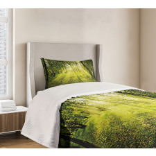 Scenic Morning in Nature Bedspread Set