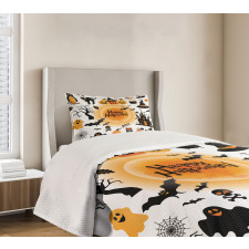 Happy Ghost Bedspread Set