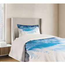 Snowflakes and Stars Bedspread Set