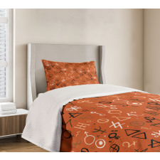 Western Aztec Forms Bedspread Set