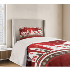 Winter Theme Tree Bedspread Set