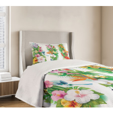 Tropic Christmas Bedspread Set