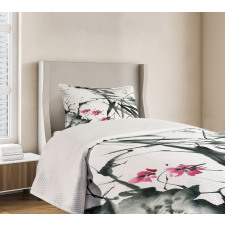 Natural Spring Buds Bedspread Set