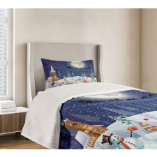 Winter Landscape Bedspread Set