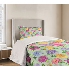 Floral Beauty Bridal Bedspread Set