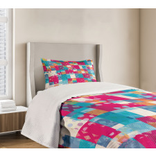 Vibrant Color Dots Bedspread Set
