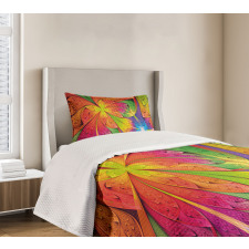 Vibrant Colored Pattern Bedspread Set