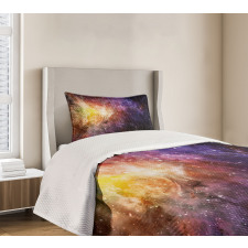 Outer Space Nebula View Bedspread Set