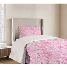 Paisley Leaves Bedspread Set