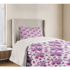 Vivid Rasberries Branch Bedspread Set