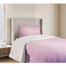 Pink and Purple Ombre Bedspread Set