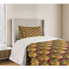 Bohemian Oriental Herb Bedspread Set