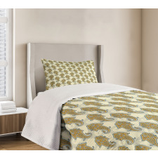 Boho Culture Leaf Bedspread Set