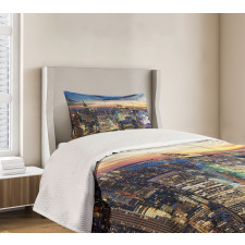 Urban Skyline of NYC Bedspread Set