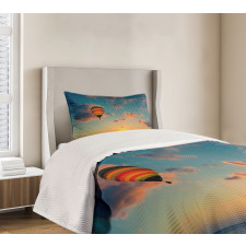 Skyline Horizon at Sea Bedspread Set