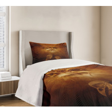 Hawk Eagle Face Claws Bedspread Set