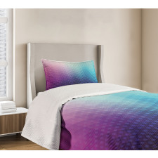 Geometric Fractal Triangle Bedspread Set