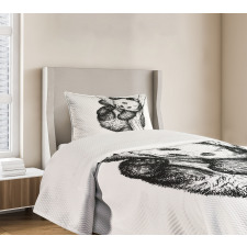 Little Panda Bear Bedspread Set