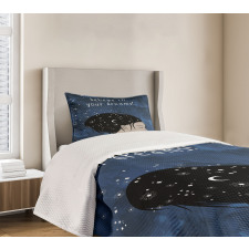 Dreamy Girl Words Bedspread Set