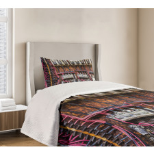 Rusted Electrical Panel Bedspread Set