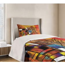 Geometric Image Bedspread Set