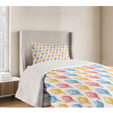 Ice Cream Cones 50s Time Bedspread Set