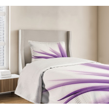 Purple Ombre Lotus Art Bedspread Set