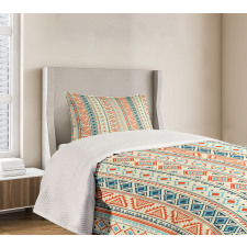 Mexican Aztec Pattern Bedspread Set