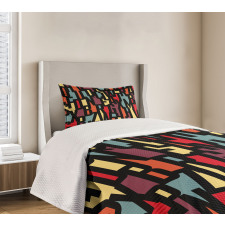 Fractal Funky Forms Bedspread Set