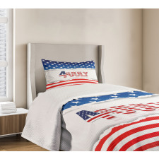 Patriotic Pattern Bedspread Set