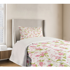 Nature Blossom Buds Bedspread Set