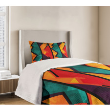 Geometric Modern Design Bedspread Set