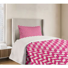 Vibrant Wavy Lines Bedspread Set