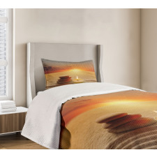 Meditation Yoga Candle Bedspread Set