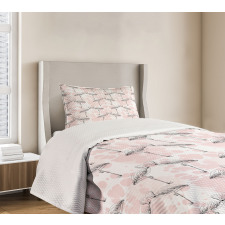 Hearts Love Valentines Bedspread Set