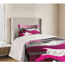 Urban Bass Guitar Rock Bedspread Set